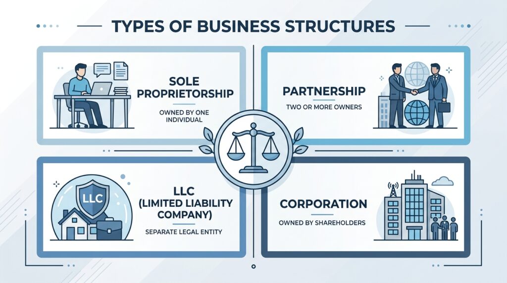 business structure options for entrepreneurs registering a business after writing a business plan
