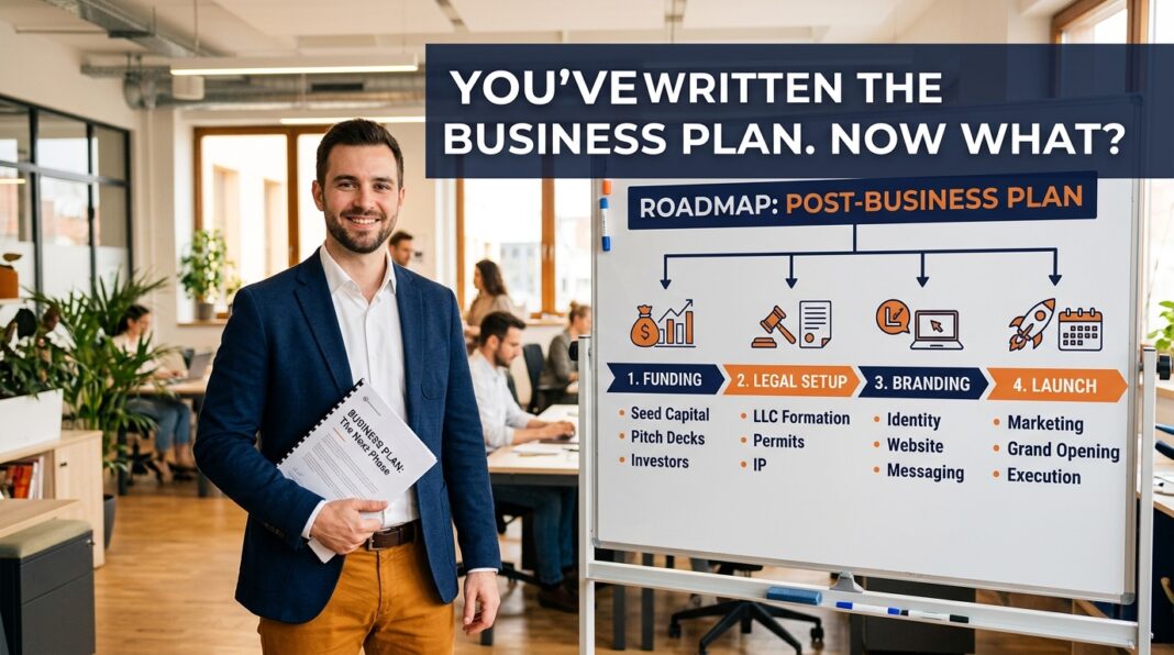 What Must an Entrepreneur Do After Creating a Business Plan?