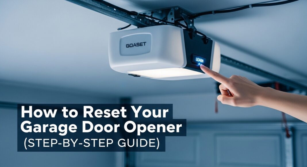 How to Reset Garage Door Opener (Step-by-Step Guide)