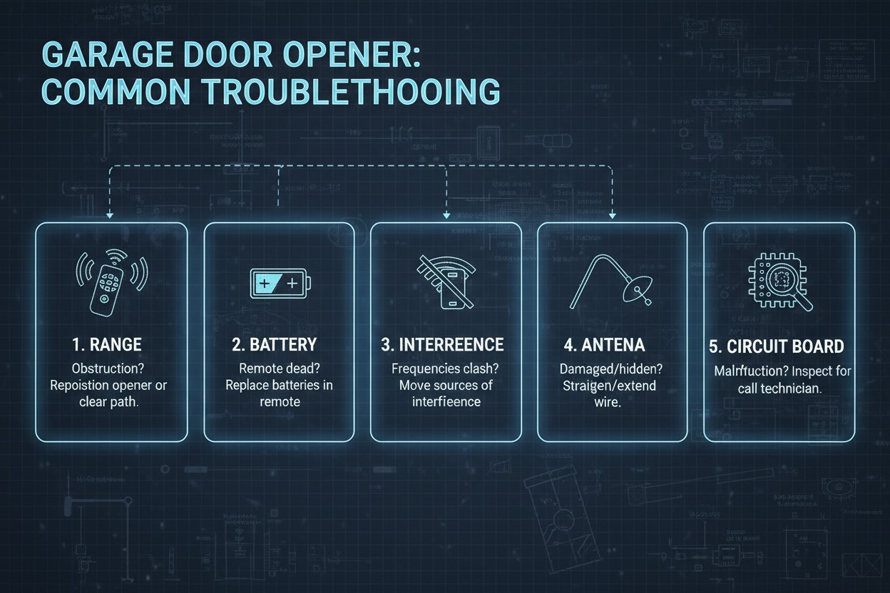 Garage door opener troubleshooting guide – common reset issues
