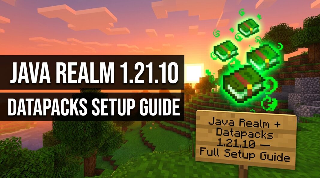 How to Make a Realm on Java 1.21.10 with Datapacks