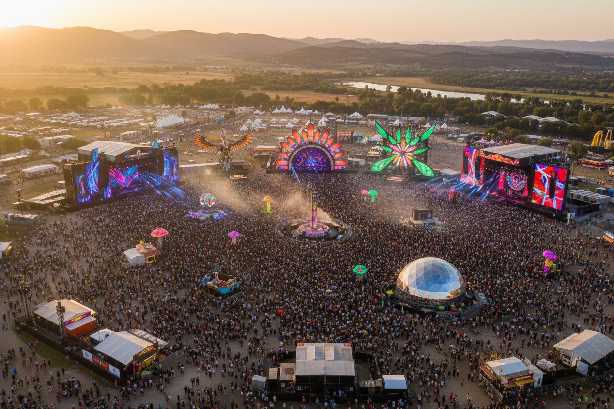 EDM music festival economy Tomorrowland Electric Daisy Carnival pop culture impact