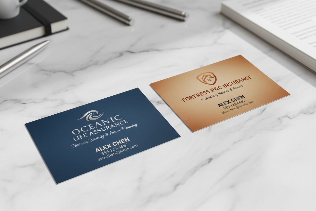dual licensed insurance agent separate business cards different carriers compliance