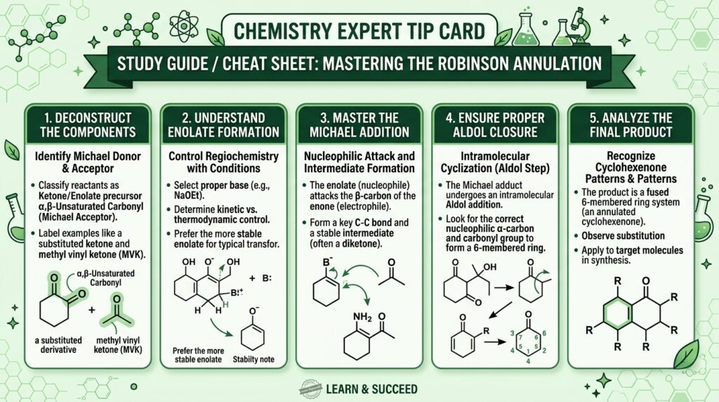 Expert tips for robinson annulation practice problems and mechanism mastery