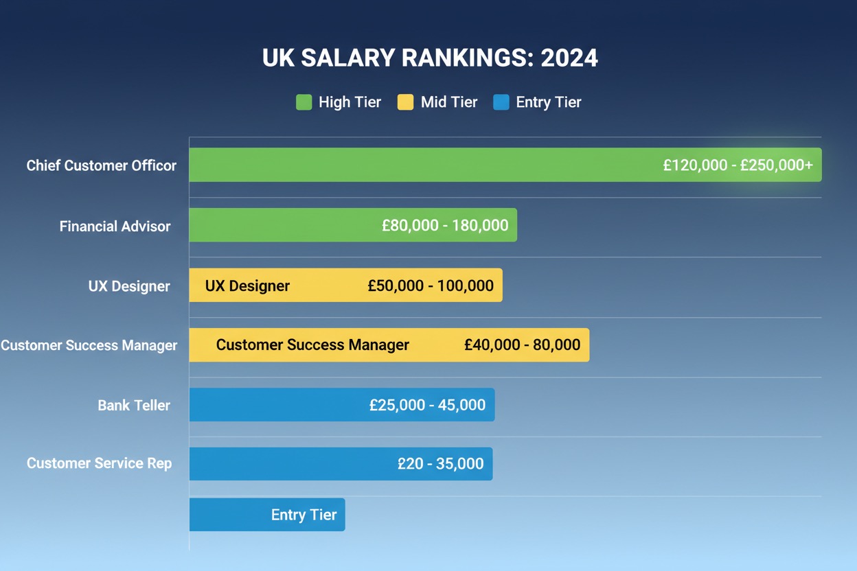 Best paying jobs in consumer services — salary comparison chart 2026