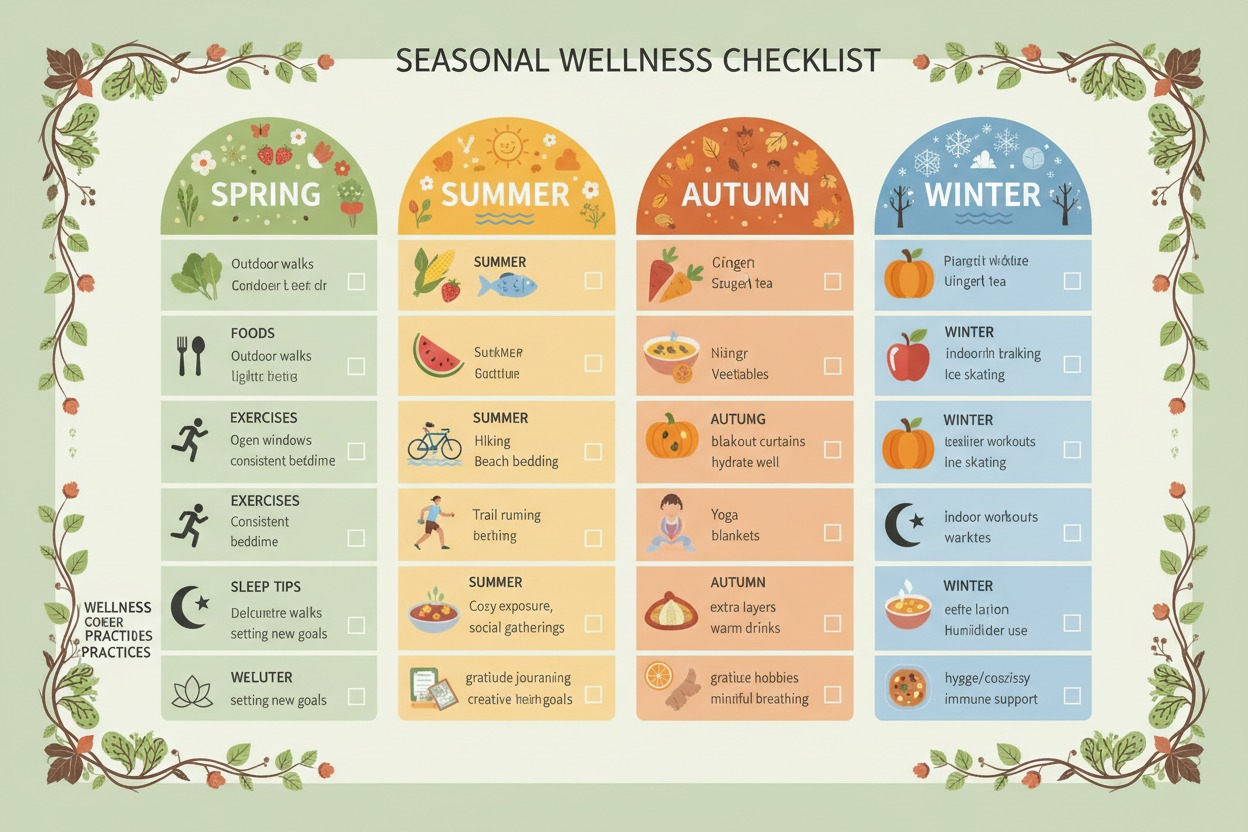 Seasonal lifestyle tips — practical ways to adapt your health habits to changing seasons year-round